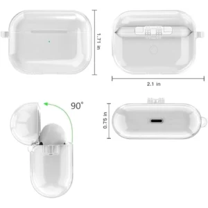 Transparent Clear Silicone AirPods Cover