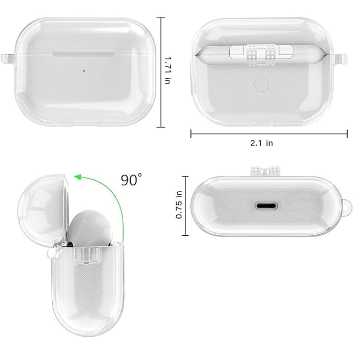 Transparent Clear Silicone AirPods Cover - Image 5