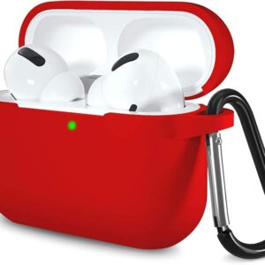 Silicone Protective Case with Carabiner for AirPods Pro