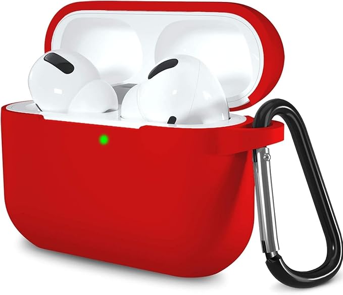 Silicone Protective Case with Carabiner for AirPods Pro - Image 2