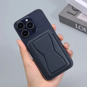 MagSafe-compatible leather back covers for iPhone