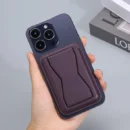 MagSafe-compatible leather back covers for iPhone