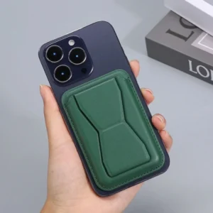 MagSafe-compatible leather back covers for iPhone