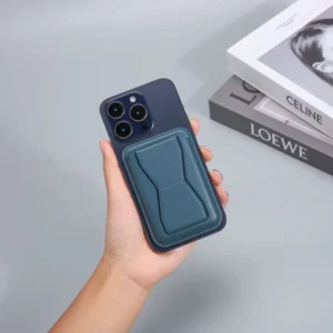 MagSafe-compatible leather back covers for iPhone