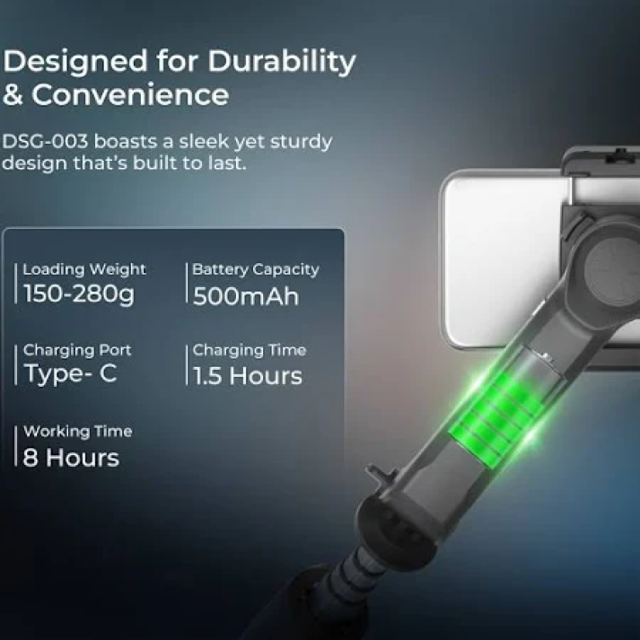 Ubon Selfie Stick Tripod with Bluetooth Remote - Image 4