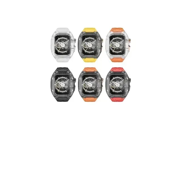 Appdroid Transparent Rugged Case Strap for Apple Watch (42mm–49mm)