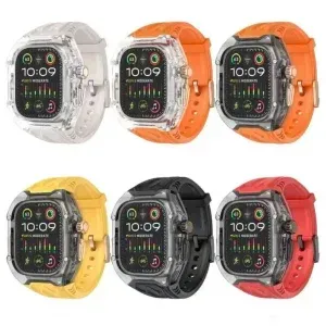 Appdroid Transparent Rugged Case Strap for Apple Watch (42mm–49mm)