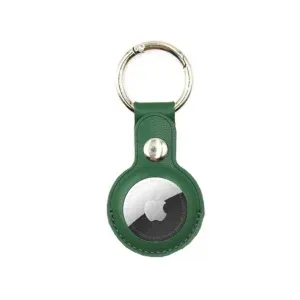 Appdroid PU Leather AirTag Keychain Holder with Snap Button – Protective Case for Apple AirTag, Keys, Bags & Pets