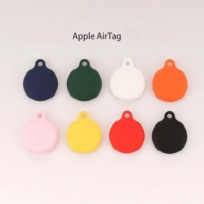 Appdroid Waterproof Silicone AirTag Case with Carabiner – Slim Shockproof Protective Cover