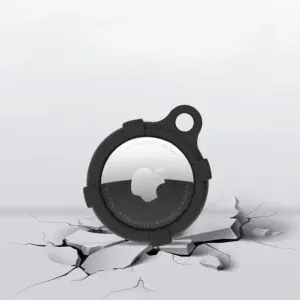 Appdroid Waterproof Silicone AirTag Case with Carabiner – Slim Shockproof Protective Cover