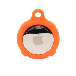 Appdroid Waterproof Silicone AirTag Case with Carabiner – Slim Shockproof Protective Cover