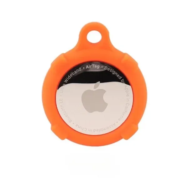 Appdroid Waterproof Silicone AirTag Case with Carabiner – Slim Shockproof Protective Cover