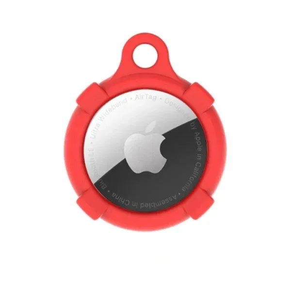 Appdroid Waterproof Silicone AirTag Case with Carabiner – Slim Shockproof Protective Cover