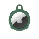 Appdroid Waterproof Silicone AirTag Case with Carabiner – Slim Shockproof Protective Cover - Dark Green