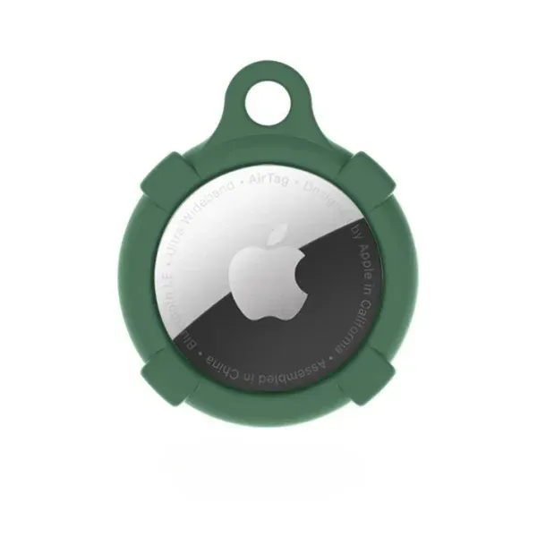 Appdroid Waterproof Silicone AirTag Case with Carabiner – Slim Shockproof Protective Cover