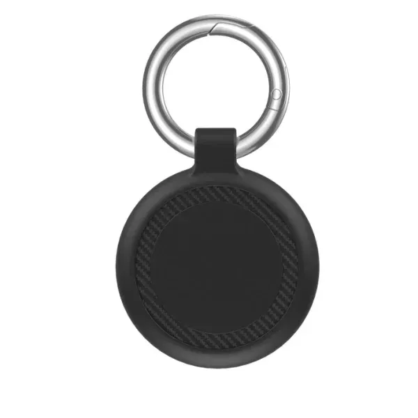 Appdroid Silicone AirTag Keychain Holder with Metal Ring – Protective Case for Apple AirTag
