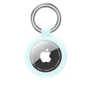 Appdroid Silicone AirTag Keychain Holder with Metal Ring – Protective Case for Apple AirTag