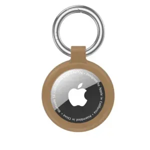 Appdroid Silicone AirTag Keychain Holder with Metal Ring – Protective Case for Apple AirTag