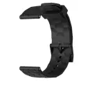 Premium Silicone Sport Watch Band – Shock-Resistant | Breathable Fitness Strap for Smartwatches - Black