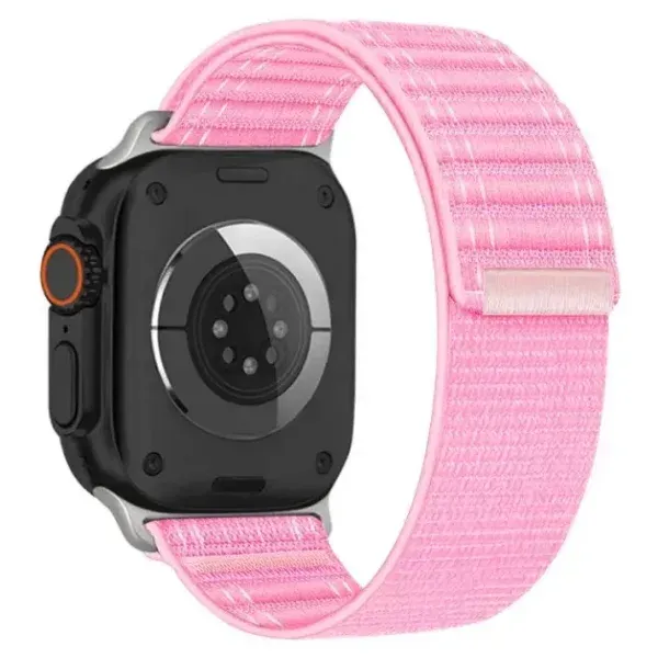 Apple Watch Nylon Loop Sport Band – Breathable Ocean-Style Strap (38–49mm)