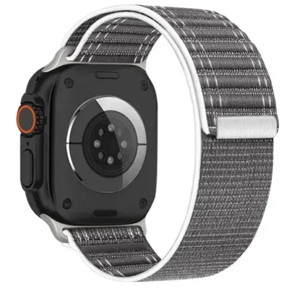 Apple Watch Nylon Loop Sport Band – Breathable Ocean-Style Strap (38–49mm)