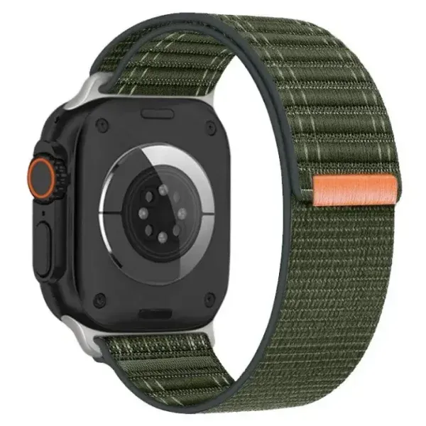 Apple Watch Nylon Loop Sport Band – Breathable Ocean-Style Strap (38–49mm)