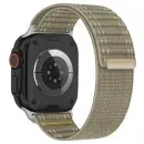Apple Watch Nylon Loop Sport Band – Breathable Ocean-Style Strap (38–49mm) - Khaki Beige