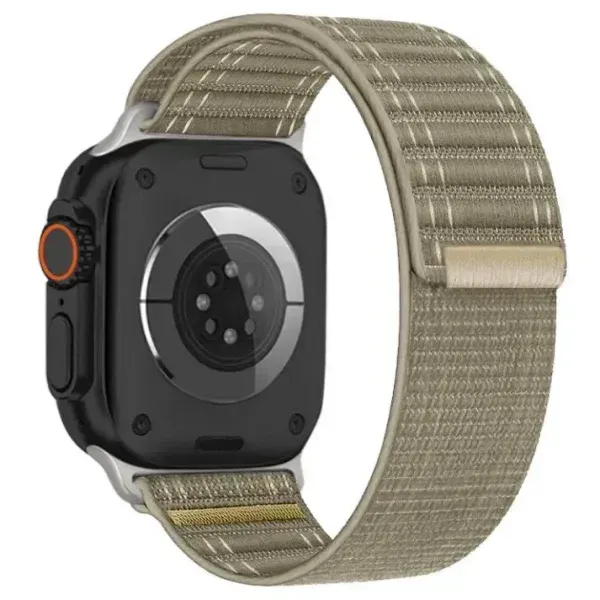 Apple Watch Nylon Loop Sport Band – Breathable Ocean-Style Strap (38–49mm)