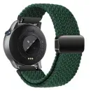 Braided Nylon Magnetic Loop Strap for Smartwatch (20mm–49mm) – Soft, Secure & Skin-Friendly - Forest Green