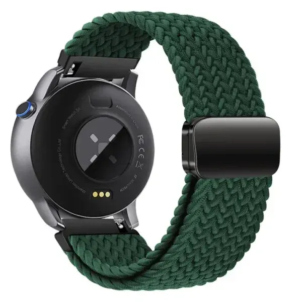 Braided Nylon Magnetic Loop Strap for Smartwatch (20mm–49mm) – Soft, Secure & Skin-Friendly