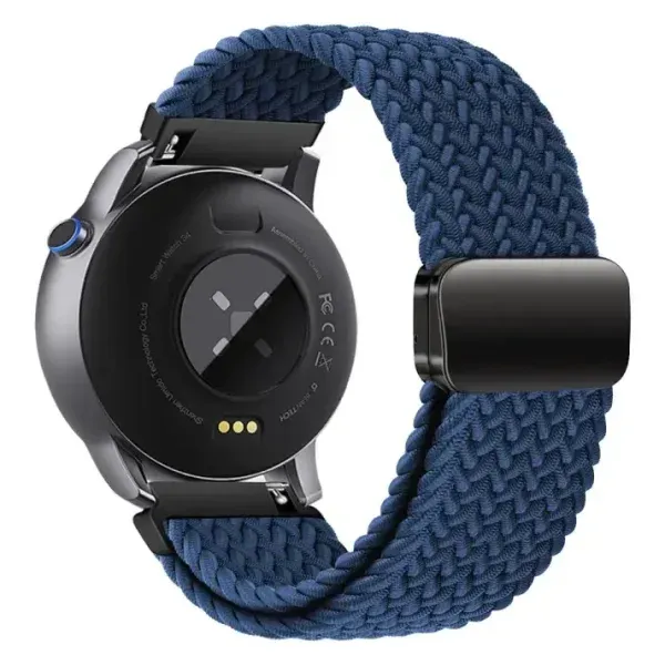 Braided Nylon Magnetic Loop Strap for Smartwatch (20mm–49mm) – Soft, Secure & Skin-Friendly