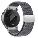 Braided Nylon Magnetic Loop Strap for Smartwatch (20mm–49mm) – Soft, Secure & Skin-Friendly - Charcoal Grey