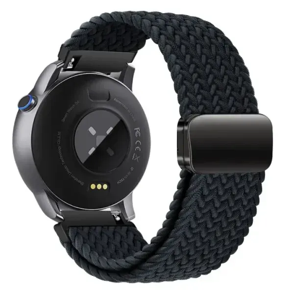 Braided Nylon Magnetic Loop Strap for Smartwatch (20mm–49mm) – Soft, Secure & Skin-Friendly