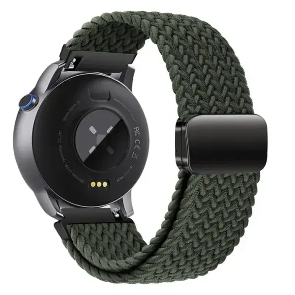 Braided Nylon Magnetic Loop Strap for Smartwatch (20mm–49mm) – Soft, Secure & Skin-Friendly