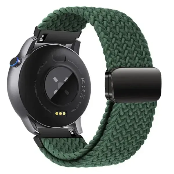 Braided Nylon Magnetic Loop Strap for Smartwatch (20mm–49mm) – Soft, Secure & Skin-Friendly