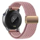 Braided Nylon Magnetic Loop Strap for Smartwatch (20mm–49mm) – Soft, Secure & Skin-Friendly - Rose Pink