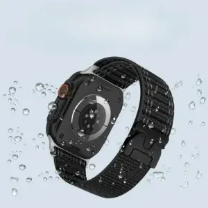 Appdroid Apple Watch Nylon Strap – Breathable Woven Band with Metal Buckle