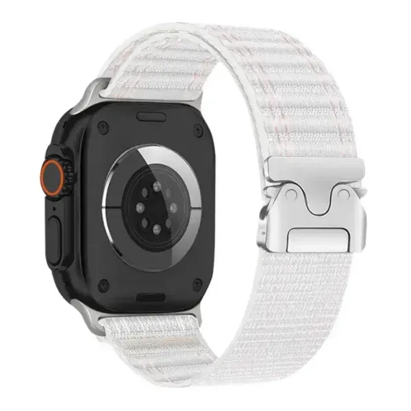 Appdroid Apple Watch Nylon Strap – Breathable Woven Band with Metal Buckle