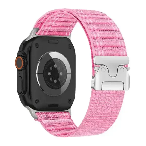 Appdroid Apple Watch Nylon Strap – Breathable Woven Band with Metal Buckle