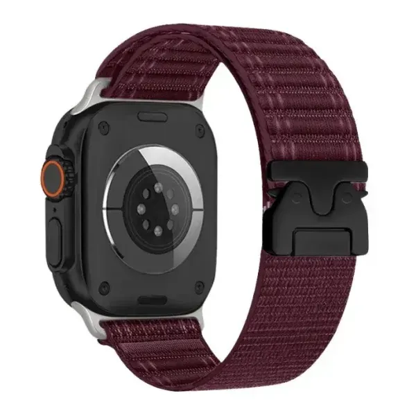Appdroid Apple Watch Nylon Strap – Breathable Woven Band with Metal Buckle