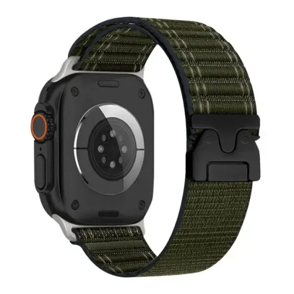 Appdroid Apple Watch Nylon Strap – Breathable Woven Band with Metal Buckle