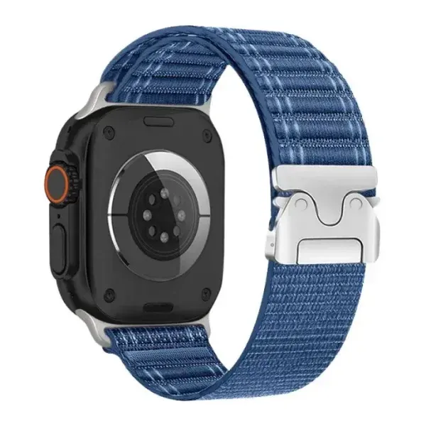 Appdroid Apple Watch Nylon Strap – Breathable Woven Band with Metal Buckle