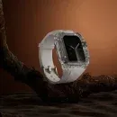 Appdroid Transparent Rugged Case Strap for Apple Watch (42mm–49mm) - Star Light Transparent