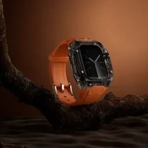 Appdroid Transparent Rugged Case Strap for Apple Watch (42mm–49mm)