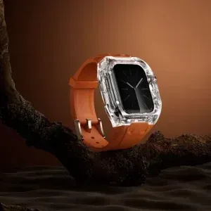 Appdroid Transparent Rugged Case Strap for Apple Watch (42mm–49mm)