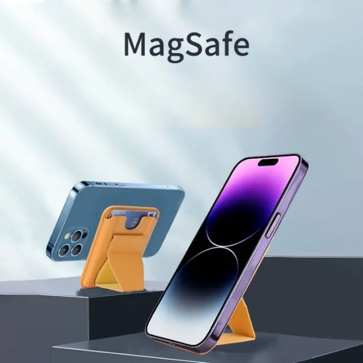 MagSafe magnetic wallet with stand for iPhone 17 16 15 14 13 12
