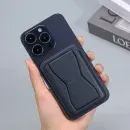 MagSafe Magnetic Wallet with Stand for iPhone 17, 16, 15, 14, 13 & 12 - Classic Black