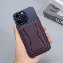 MagSafe Magnetic Wallet with Stand for iPhone 17, 16, 15, 14, 13 & 12 - Royal Purple