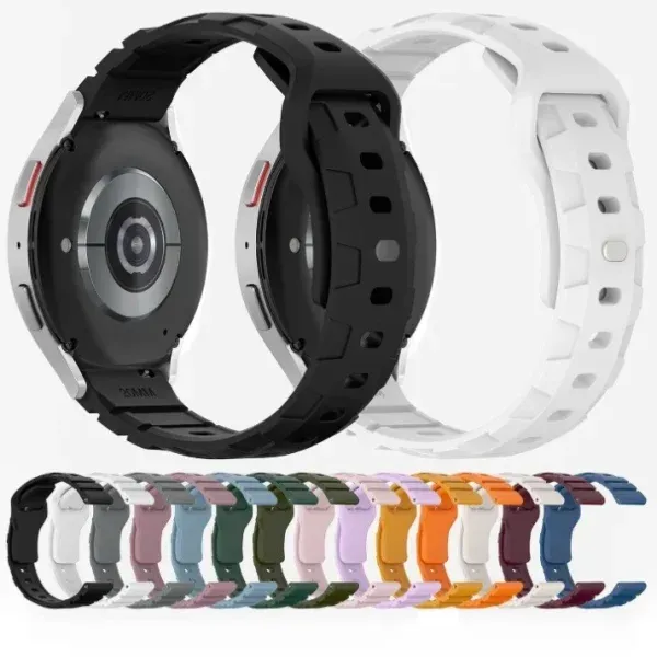 Silicone Smartwatch Strap 20mm & 22mm – Sport Replacement Band | Appdroid