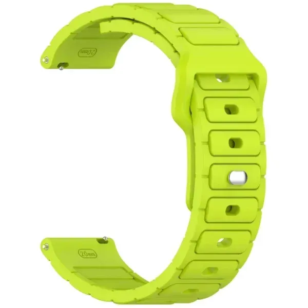 Appdroid Rugged Silicone Sport Strap for Smartwatch (20mm / 22mm / 42–49mm Compatible)